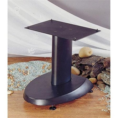 VTI MANUFACTURING VTI Manufacturing VSPCB Black Base Black Aluminum Pole Center Speaker Stand VSPCB